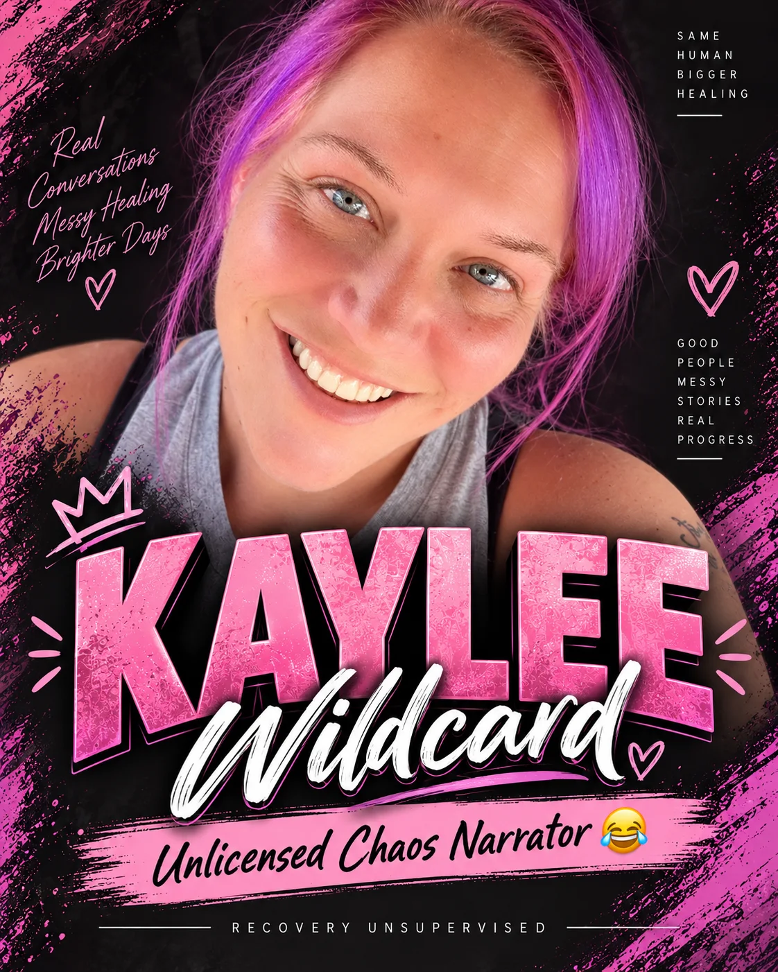 Kaylee Wildcard, co-host of Recovery Unsupervised